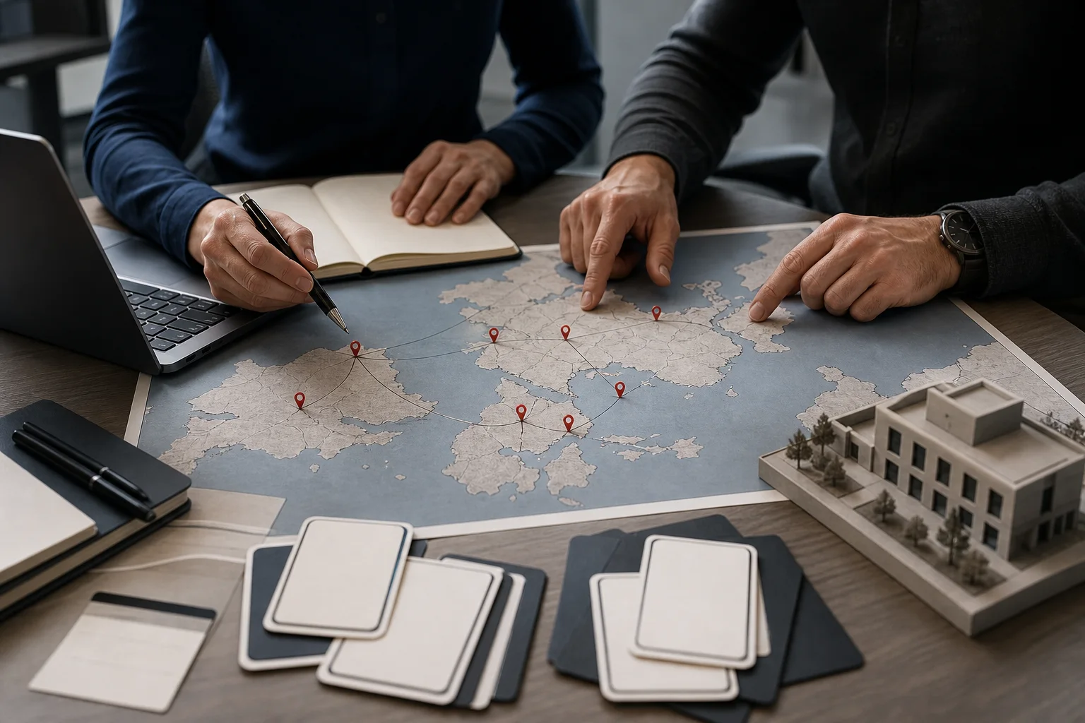 Security team planning support across multiple locations