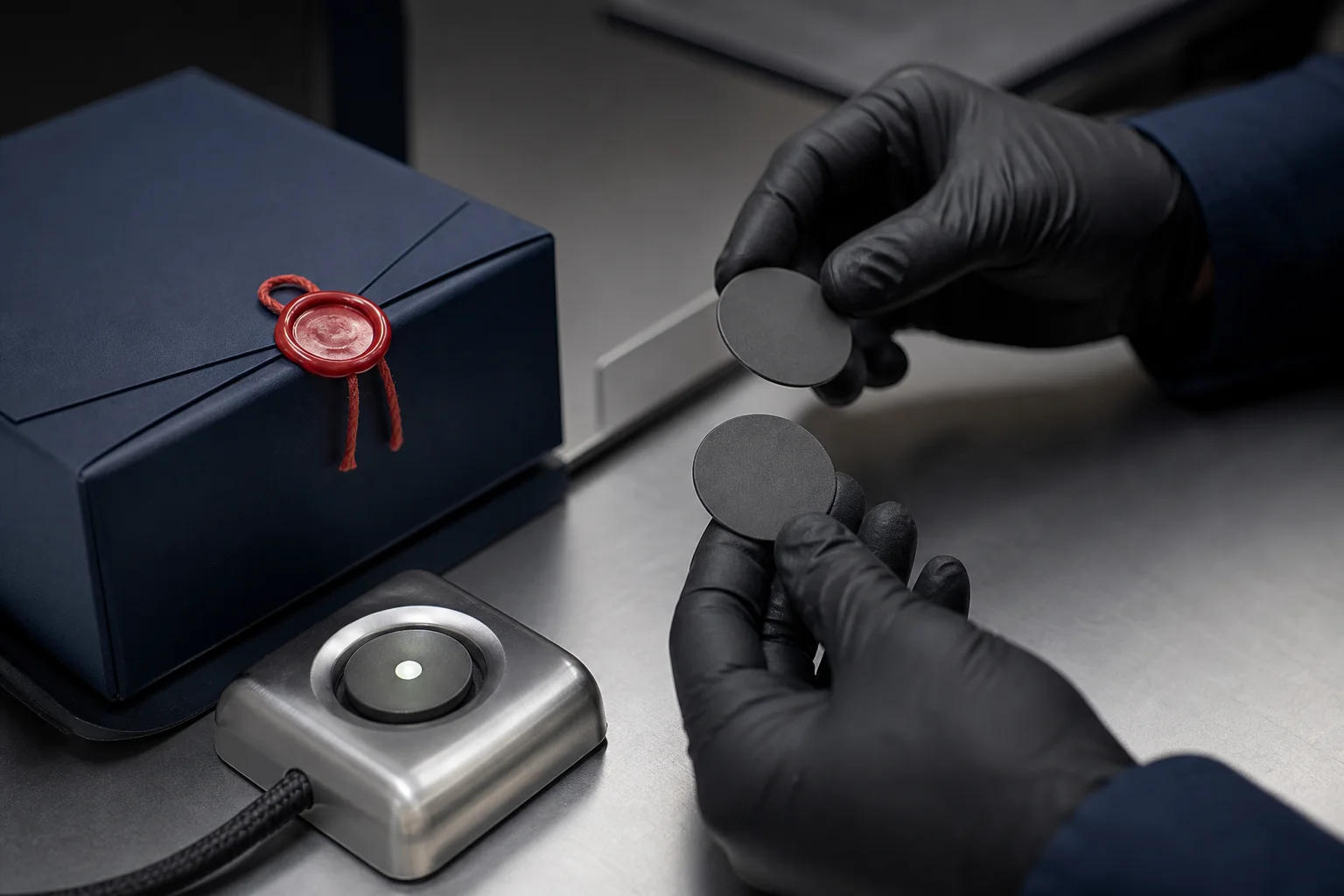 Specialist verifying deposit information